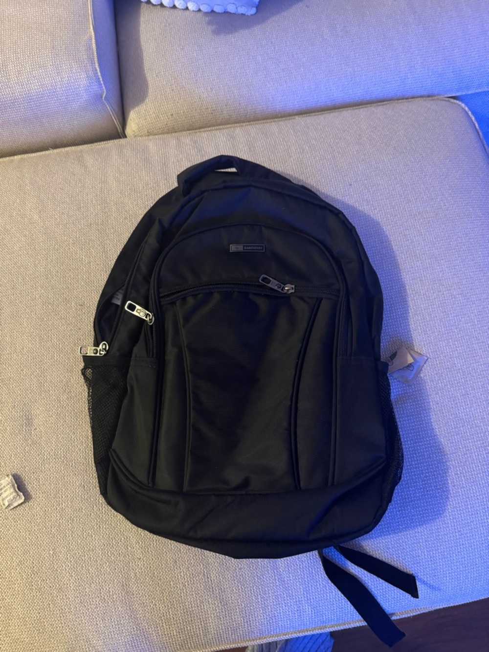 Black Everyday Laptop Backpack - Unbranded